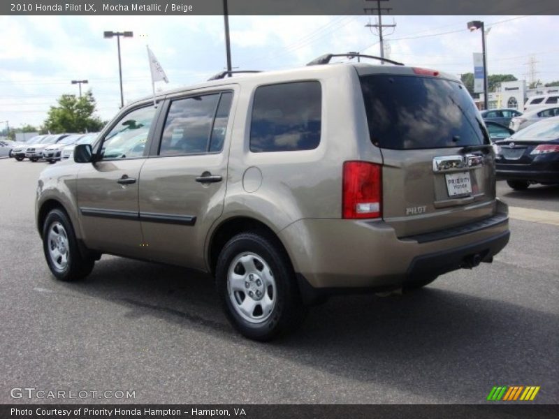 Mocha Metallic / Beige 2010 Honda Pilot LX