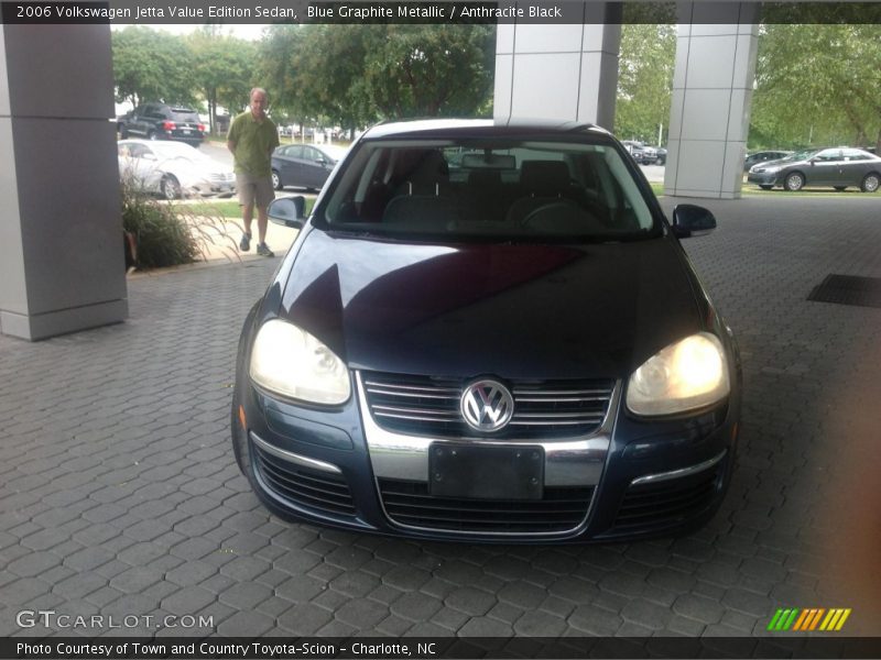 Blue Graphite Metallic / Anthracite Black 2006 Volkswagen Jetta Value Edition Sedan