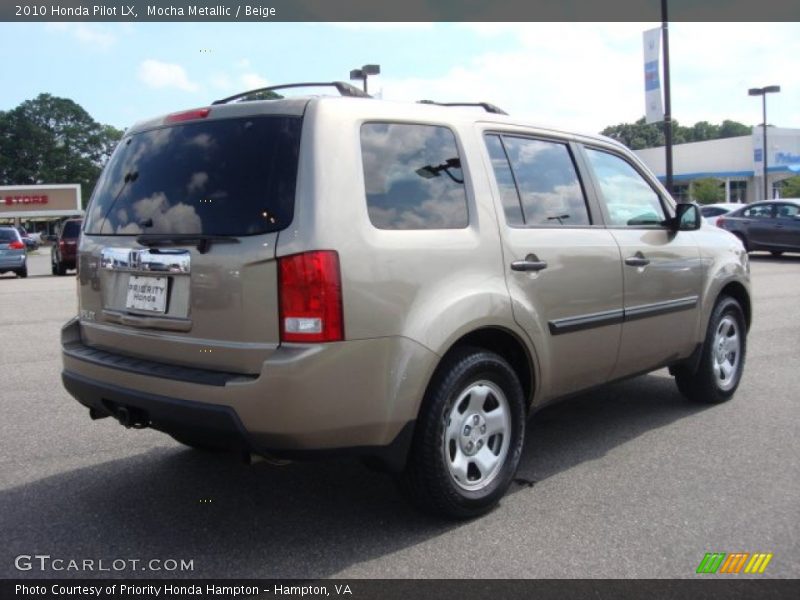 Mocha Metallic / Beige 2010 Honda Pilot LX