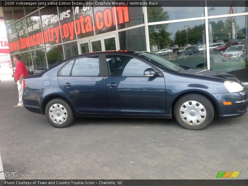 Blue Graphite Metallic / Anthracite Black 2006 Volkswagen Jetta Value Edition Sedan