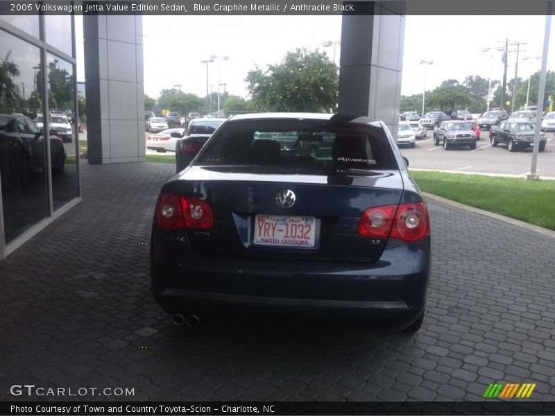 Blue Graphite Metallic / Anthracite Black 2006 Volkswagen Jetta Value Edition Sedan