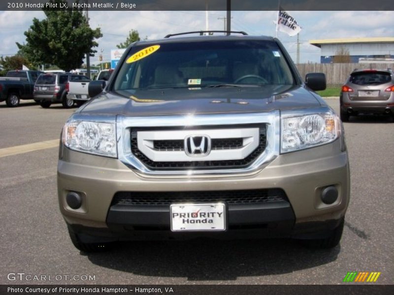 Mocha Metallic / Beige 2010 Honda Pilot LX