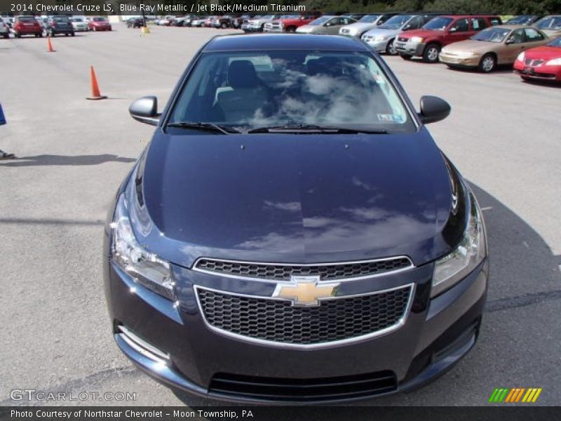 Blue Ray Metallic / Jet Black/Medium Titanium 2014 Chevrolet Cruze LS