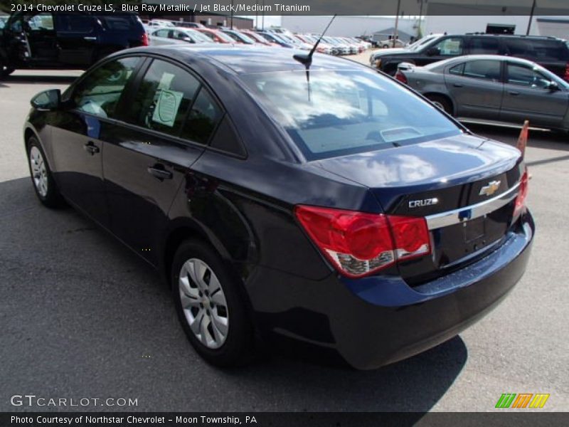 Blue Ray Metallic / Jet Black/Medium Titanium 2014 Chevrolet Cruze LS