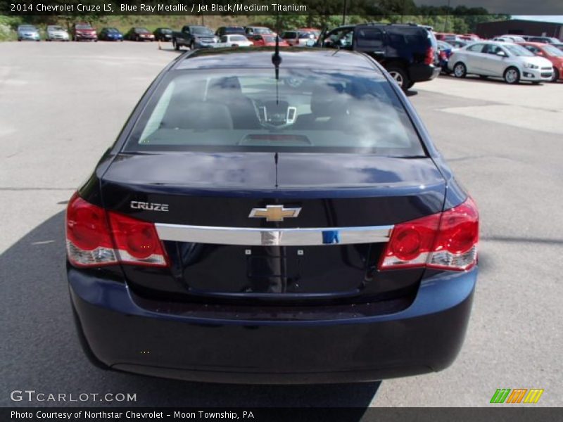 Blue Ray Metallic / Jet Black/Medium Titanium 2014 Chevrolet Cruze LS