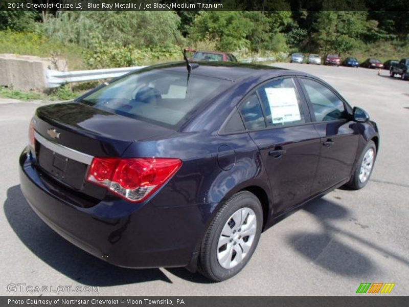 Blue Ray Metallic / Jet Black/Medium Titanium 2014 Chevrolet Cruze LS