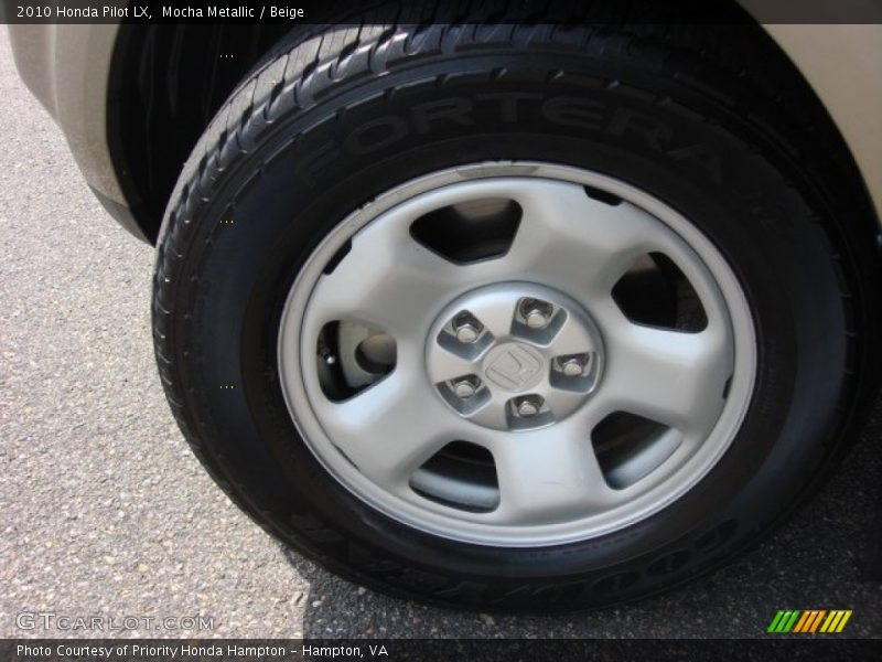 Mocha Metallic / Beige 2010 Honda Pilot LX