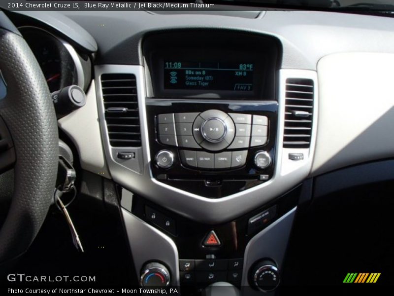 Blue Ray Metallic / Jet Black/Medium Titanium 2014 Chevrolet Cruze LS