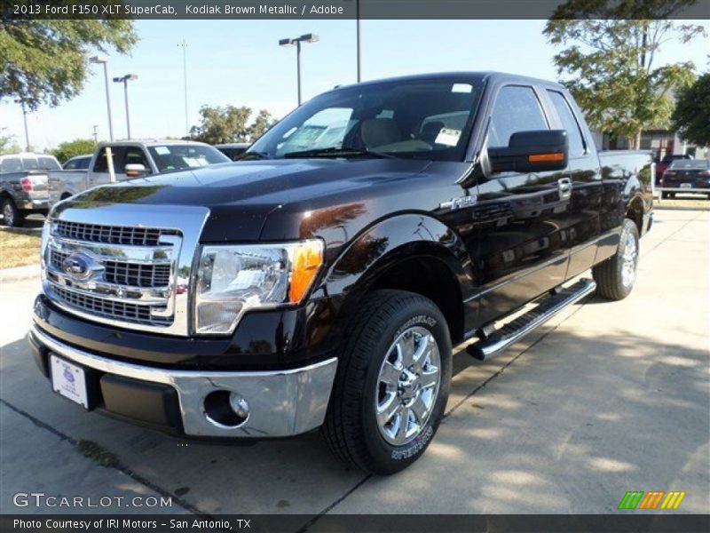 Kodiak Brown Metallic / Adobe 2013 Ford F150 XLT SuperCab