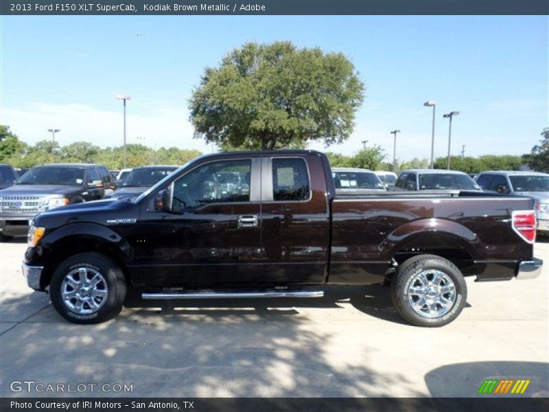 Kodiak Brown Metallic / Adobe 2013 Ford F150 XLT SuperCab