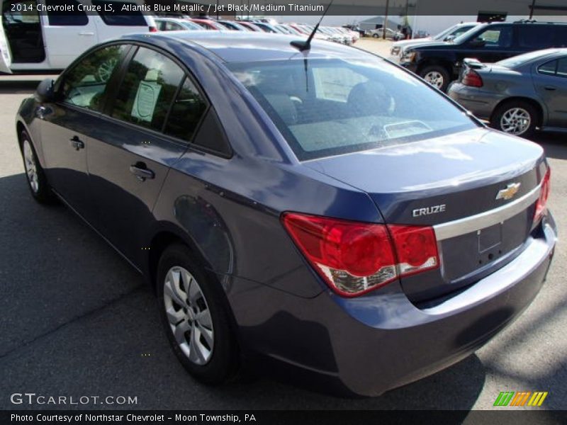 Atlantis Blue Metallic / Jet Black/Medium Titanium 2014 Chevrolet Cruze LS