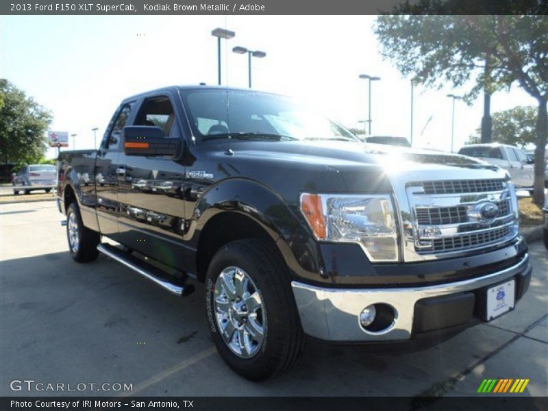 Kodiak Brown Metallic / Adobe 2013 Ford F150 XLT SuperCab