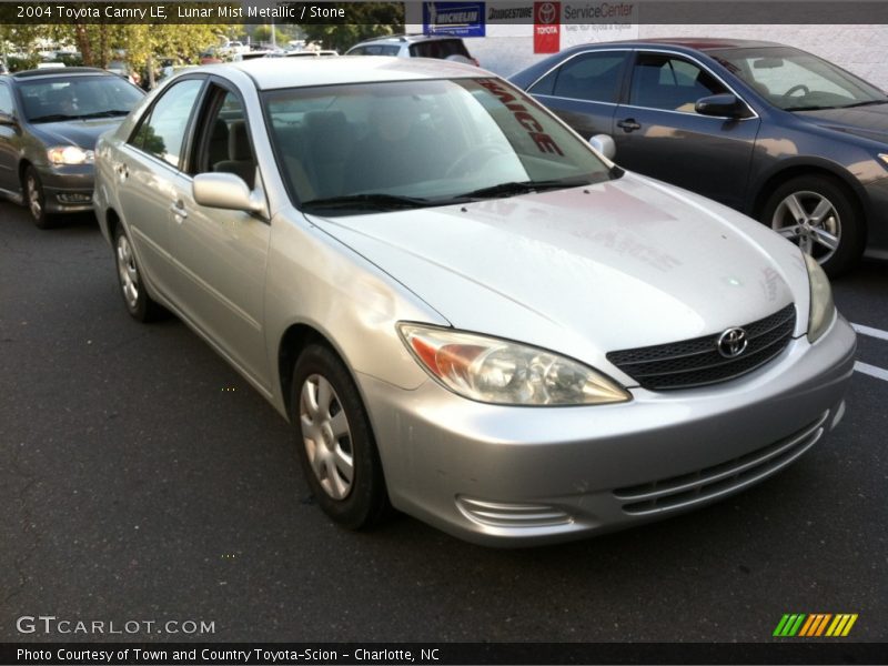 Lunar Mist Metallic / Stone 2004 Toyota Camry LE