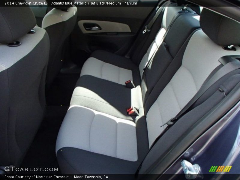 Atlantis Blue Metallic / Jet Black/Medium Titanium 2014 Chevrolet Cruze LS