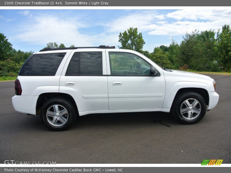 Summit White / Light Gray 2006 Chevrolet TrailBlazer LS 4x4