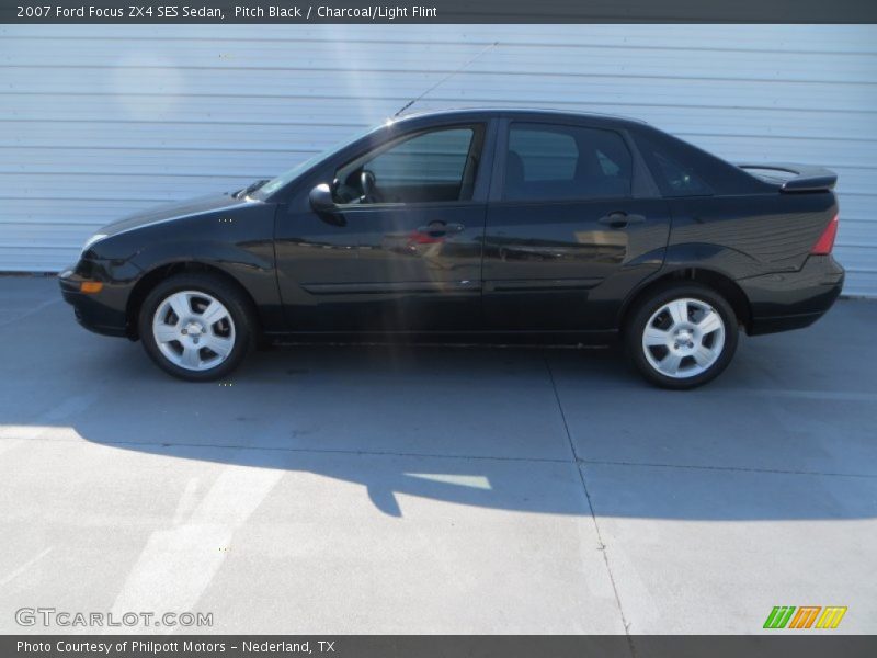 Pitch Black / Charcoal/Light Flint 2007 Ford Focus ZX4 SES Sedan