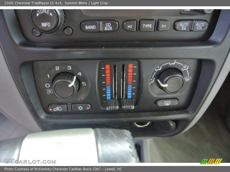 Controls of 2006 TrailBlazer LS 4x4