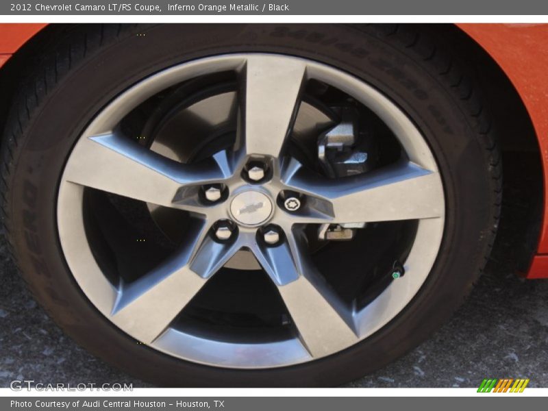 Inferno Orange Metallic / Black 2012 Chevrolet Camaro LT/RS Coupe