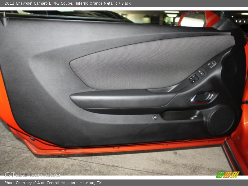 Inferno Orange Metallic / Black 2012 Chevrolet Camaro LT/RS Coupe