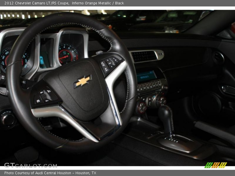 Inferno Orange Metallic / Black 2012 Chevrolet Camaro LT/RS Coupe