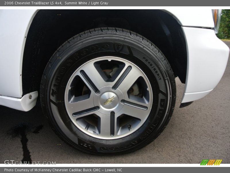 Summit White / Light Gray 2006 Chevrolet TrailBlazer LS 4x4