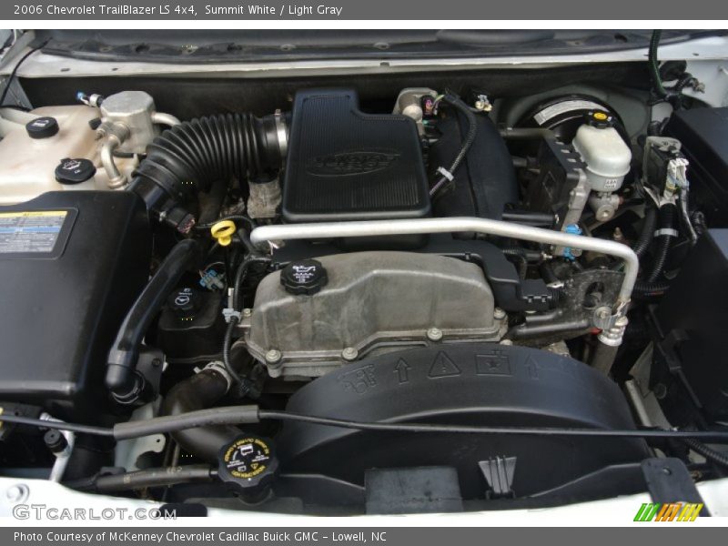 Summit White / Light Gray 2006 Chevrolet TrailBlazer LS 4x4
