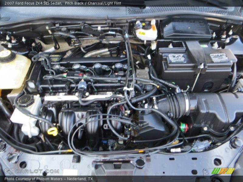 Pitch Black / Charcoal/Light Flint 2007 Ford Focus ZX4 SES Sedan