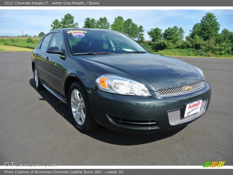 Ashen Gray Metallic / Ebony 2012 Chevrolet Impala LT