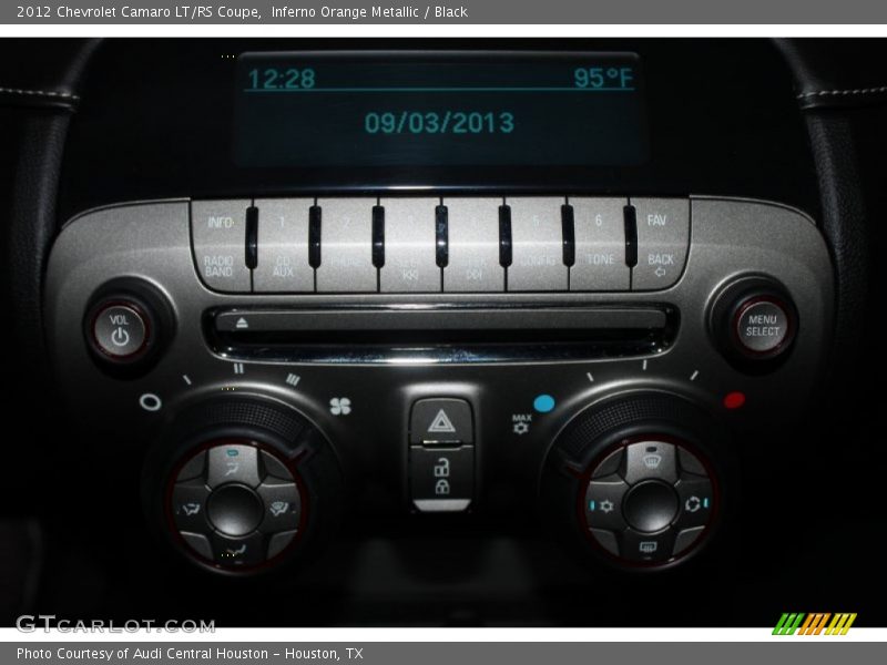 Inferno Orange Metallic / Black 2012 Chevrolet Camaro LT/RS Coupe