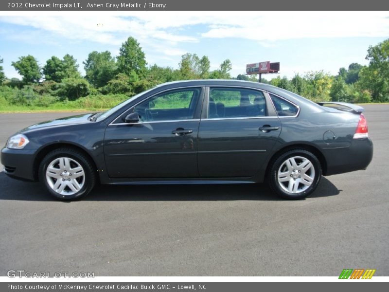 Ashen Gray Metallic / Ebony 2012 Chevrolet Impala LT