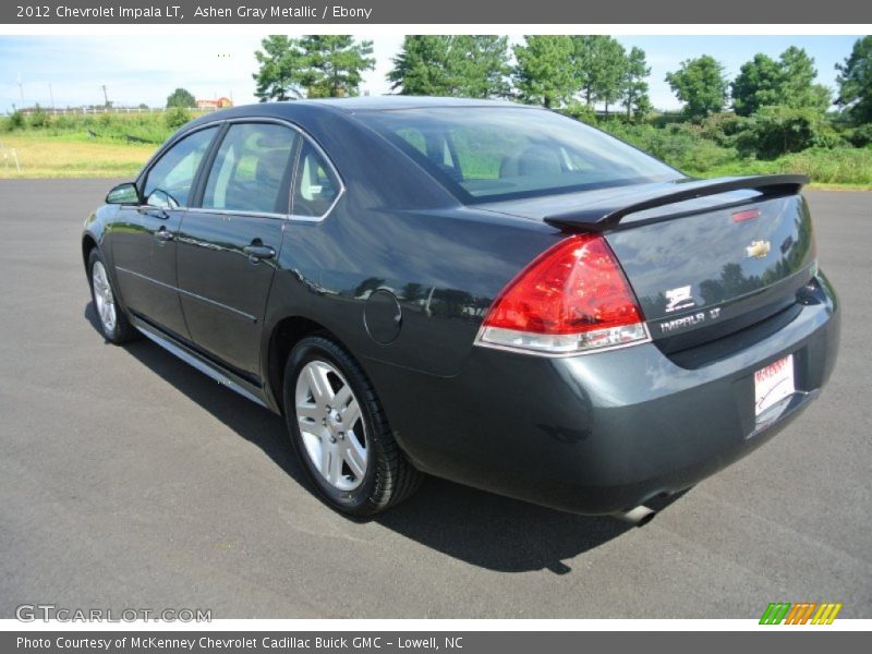 Ashen Gray Metallic / Ebony 2012 Chevrolet Impala LT