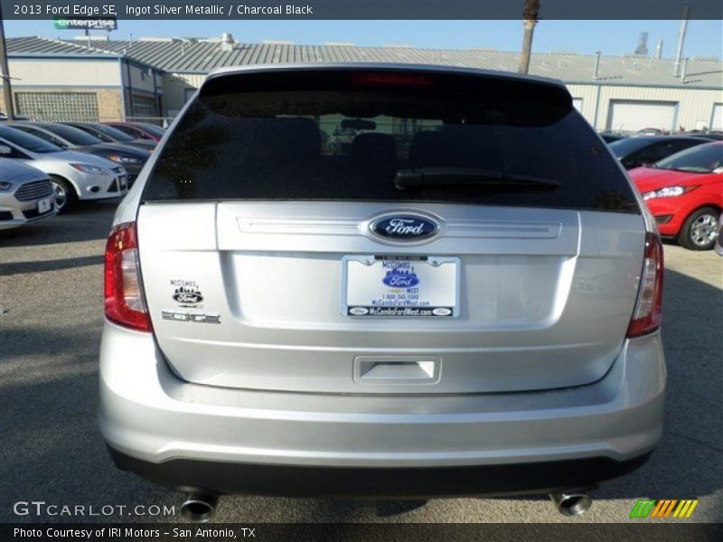 Ingot Silver Metallic / Charcoal Black 2013 Ford Edge SE