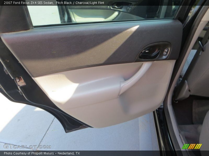 Pitch Black / Charcoal/Light Flint 2007 Ford Focus ZX4 SES Sedan