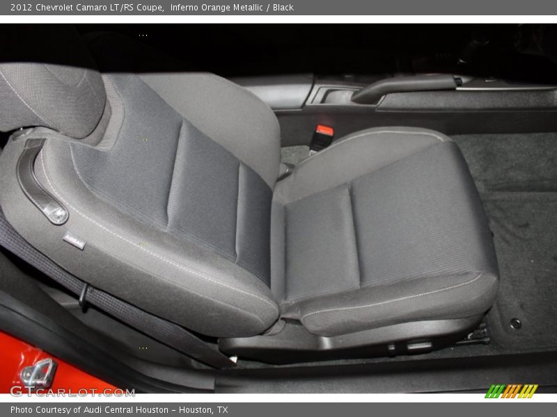 Inferno Orange Metallic / Black 2012 Chevrolet Camaro LT/RS Coupe