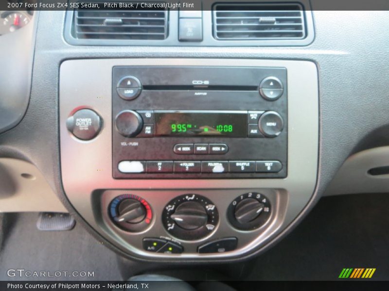 Pitch Black / Charcoal/Light Flint 2007 Ford Focus ZX4 SES Sedan