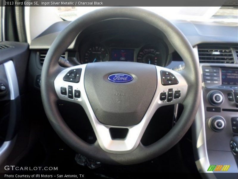 Ingot Silver Metallic / Charcoal Black 2013 Ford Edge SE