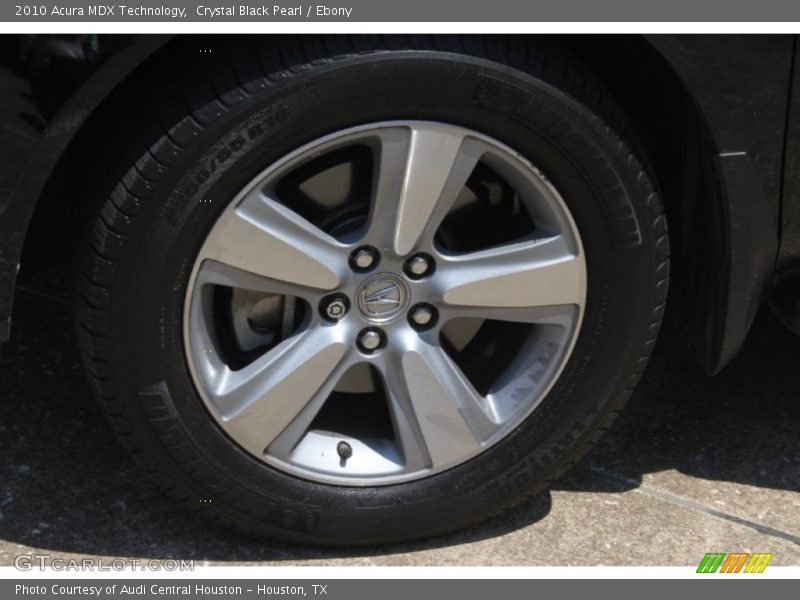 Crystal Black Pearl / Ebony 2010 Acura MDX Technology