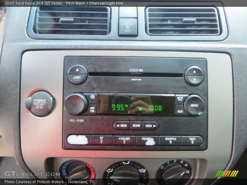 Pitch Black / Charcoal/Light Flint 2007 Ford Focus ZX4 SES Sedan