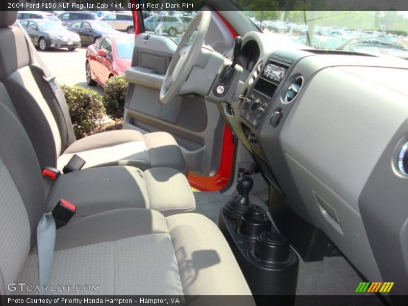 Bright Red / Dark Flint 2004 Ford F150 XLT Regular Cab 4x4