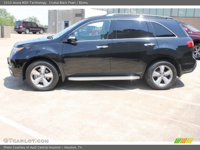 Crystal Black Pearl / Ebony 2010 Acura MDX Technology