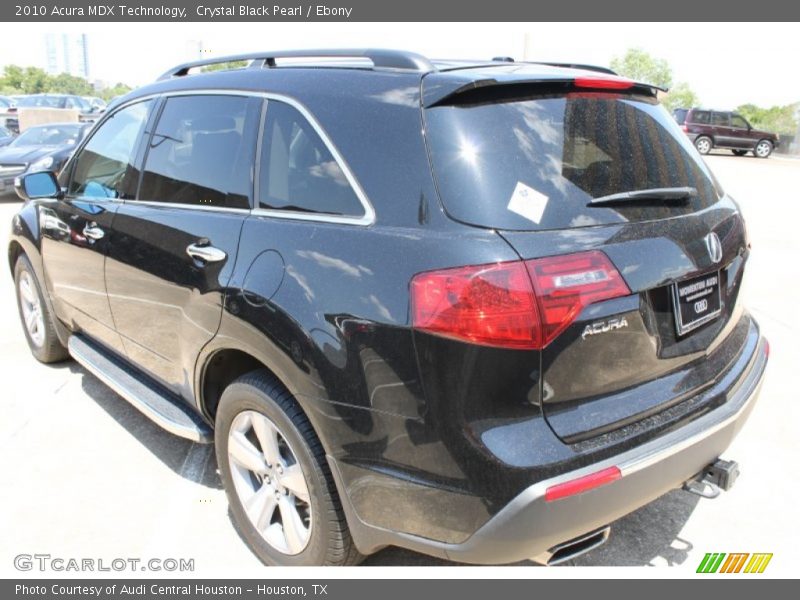 Crystal Black Pearl / Ebony 2010 Acura MDX Technology