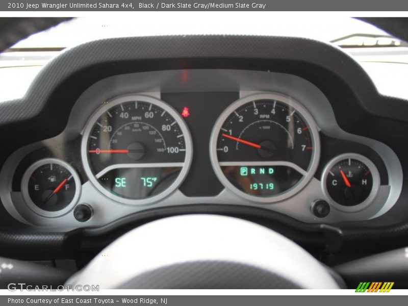 Black / Dark Slate Gray/Medium Slate Gray 2010 Jeep Wrangler Unlimited Sahara 4x4