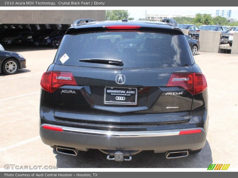 Crystal Black Pearl / Ebony 2010 Acura MDX Technology
