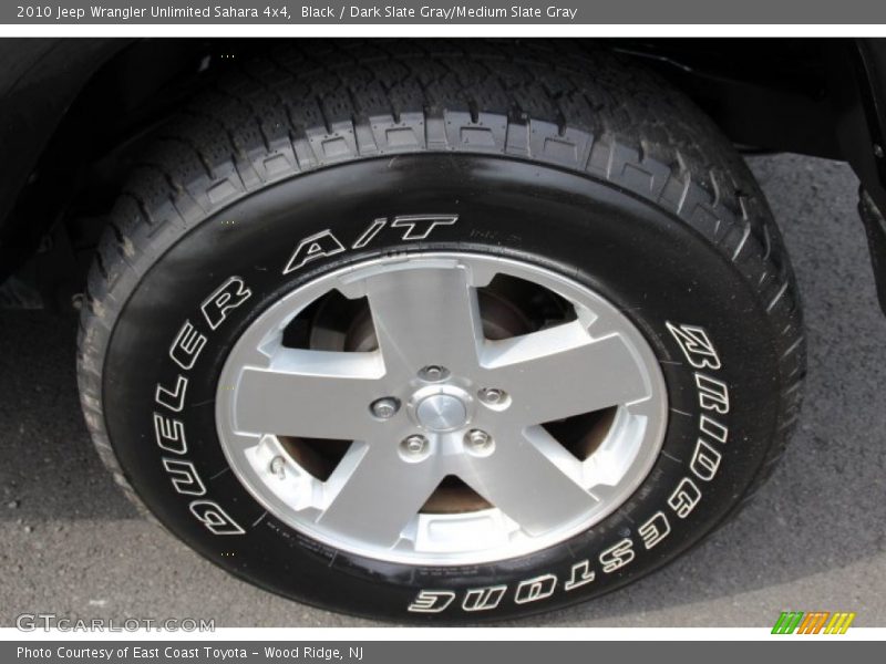 Black / Dark Slate Gray/Medium Slate Gray 2010 Jeep Wrangler Unlimited Sahara 4x4