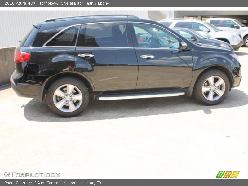 Crystal Black Pearl / Ebony 2010 Acura MDX Technology
