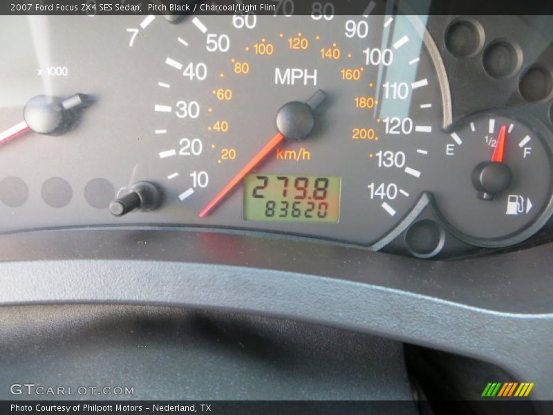 Pitch Black / Charcoal/Light Flint 2007 Ford Focus ZX4 SES Sedan