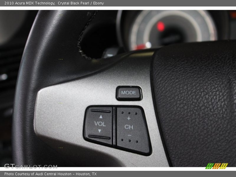 Crystal Black Pearl / Ebony 2010 Acura MDX Technology