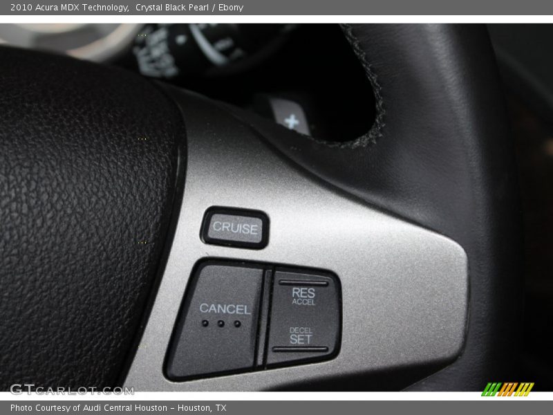 Crystal Black Pearl / Ebony 2010 Acura MDX Technology