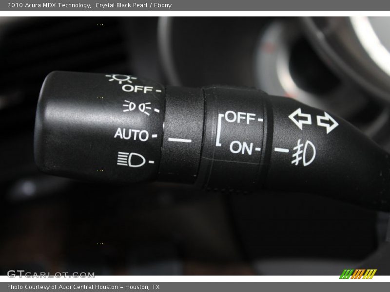 Crystal Black Pearl / Ebony 2010 Acura MDX Technology