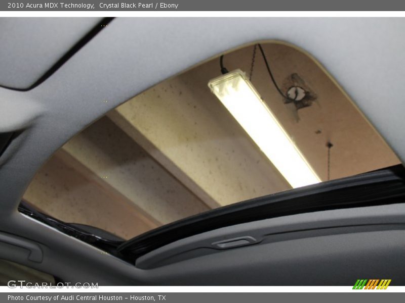 Crystal Black Pearl / Ebony 2010 Acura MDX Technology